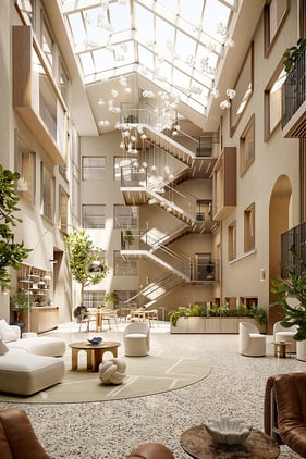 Castbergkvartalet_Interiør_Vinkel-02_Atrium_v2_Plyo