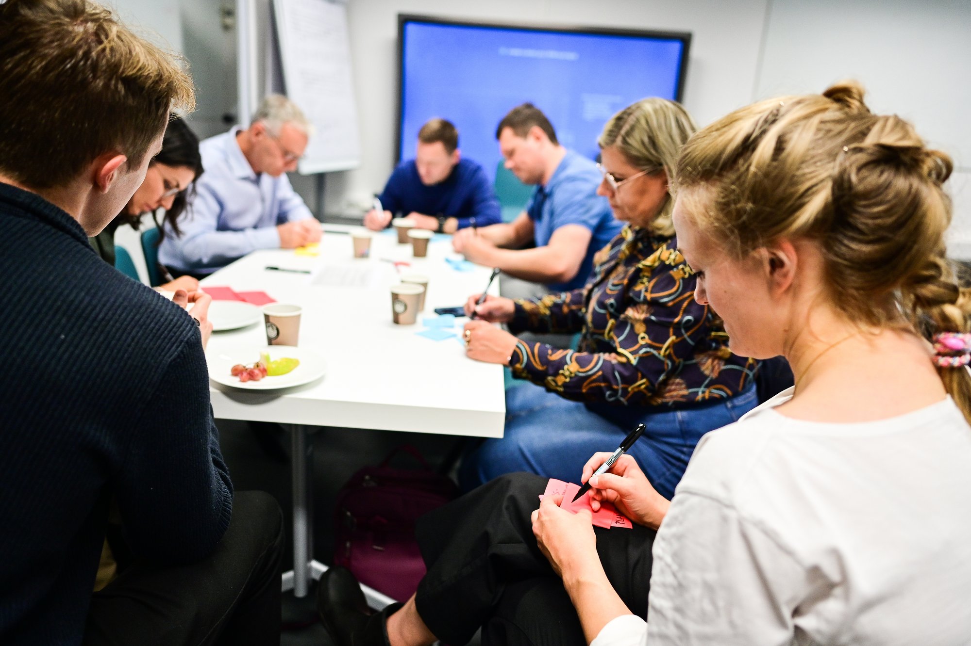 Members at a workshop